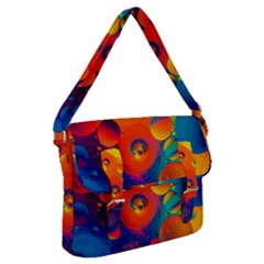 Colorfull Pattern Buckle Messenger Bag by artworkshop