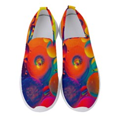 Colorfull Pattern Women s Slip On Sneakers by artworkshop