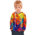 Colorfull pattern Kids  Overhead Hoodie View1