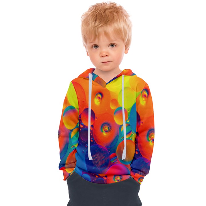 Colorfull pattern Kids  Overhead Hoodie