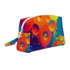 Colorfull Pattern Wristlet Pouch Bag (medium) by artworkshop