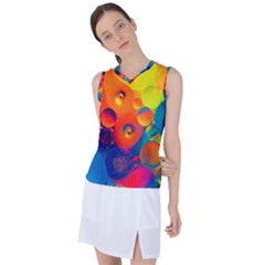 Colorfull Pattern Women s Sleeveless Sports Top by artworkshop