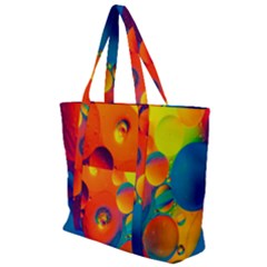 Colorfull Pattern Zip Up Canvas Bag by artworkshop