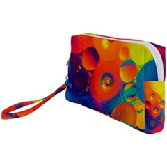 Colorfull Pattern Wristlet Pouch Bag (small) by artworkshop