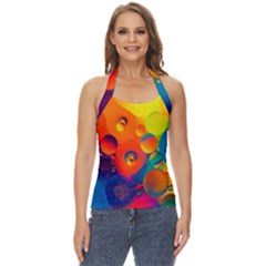 Colorfull Pattern Basic Halter Top by artworkshop