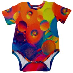 Colorfull Pattern Baby Short Sleeve Bodysuit