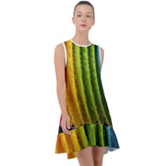  Colorful Illustrations Frill Swing Dress by artworkshop