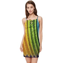  Colorful Illustrations Summer Tie Front Dress by artworkshop