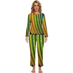  Colorful Illustrations Womens  Long Sleeve Lightweight Pajamas Set by artworkshop