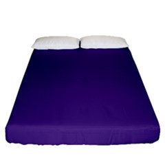 Lavender Twilight Fitted Sheet (queen Size) by HWDesign