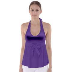 Lavender Twilight Babydoll Tankini Top by HWDesign