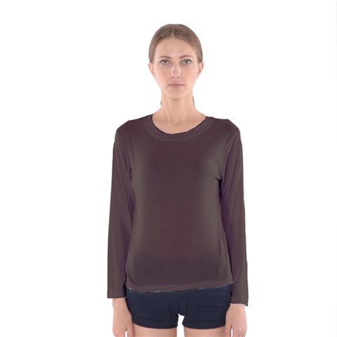 Mahogany Muse Women s Long Sleeve Tee by HWDesign