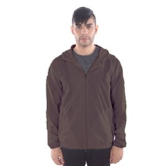 Mahogany Muse Men s Hooded Windbreaker by HWDesign