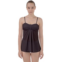 Mahogany Muse Babydoll Tankini Set by HWDesign