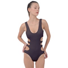 Mahogany Muse Side Cut Out Swimsuit by HWDesign