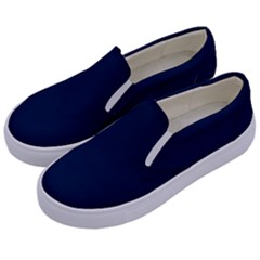 Sapphire Elegance Kids  Canvas Slip Ons by HWDesign