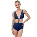 Sapphire Elegance Tied Up Two Piece Swimsuit View1