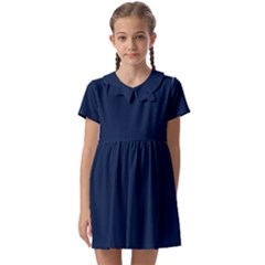 Sapphire Elegance Kids  Asymmetric Collar Dress by HWDesign