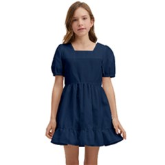 Sapphire Elegance Kids  Short Sleeve Dolly Dress by HWDesign