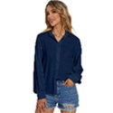 Sapphire Elegance Women s Long Sleeve Button Down Shirt View2