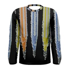 Pencil Colorfull Pattern Men s Long Sleeve Tee