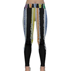 Pencil Colorfull Pattern Classic Yoga Leggings by artworkshop