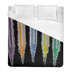 Pencil Colorfull Pattern Duvet Cover (full/ Double Size) by artworkshop