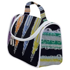 Pencil Colorfull Pattern Satchel Handbag by artworkshop