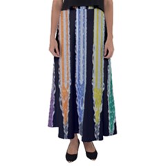 Pencil Colorfull Pattern Flared Maxi Skirt by artworkshop