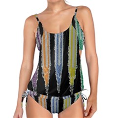 Pencil Colorfull Pattern Tankini Set by artworkshop