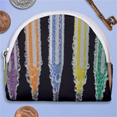 Pencil Colorfull Pattern Horseshoe Style Canvas Pouch by artworkshop