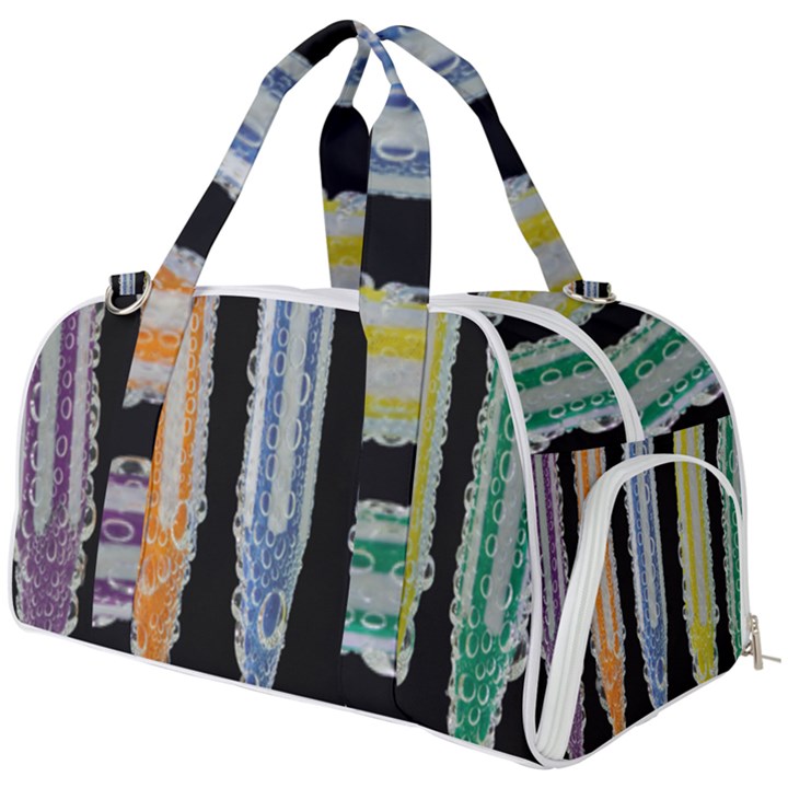 Pencil colorfull pattern Burner Gym Duffel Bag