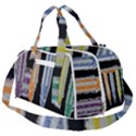 Pencil colorfull pattern Burner Gym Duffel Bag View2