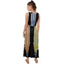 Pencil colorfull pattern V-Neck Chiffon Maxi Dress View2