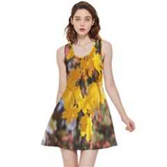 Amazing Arrowtown Autumn Leaves Inside Out Reversible Sleeveless Dress by artworkshop