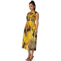 Amazing Arrowtown Autumn Leaves Sleeveless Round Neck Midi Dress View2