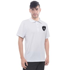 Rhino & Hawk Badge Design Logo Men s Polo Tee by myuique