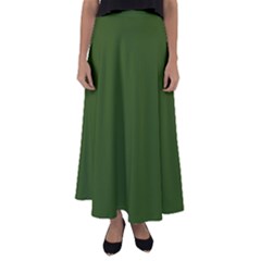 Forest Obsidian Flared Maxi Skirt by HWDesign