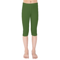 Forest Obsidian Kids  Capri Leggings  by HWDesign