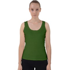 Forest Obsidian Velvet Tank Top by HWDesign