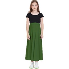 Forest Obsidian Kids  Flared Maxi Skirt by HWDesign