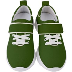 Forest Obsidian Kids  Velcro Strap Shoes by HWDesign