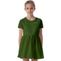 Forest Obsidian Kids  Short Sleeve Pinafore Style Dress View1