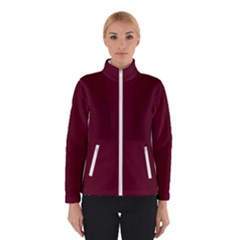 Burgundy Scarlet Women s Bomber Jacket by BohoMe