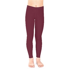 Burgundy Scarlet Kids  Leggings by BohoMe