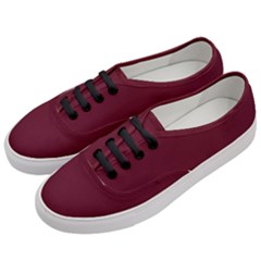 Burgundy Scarlet Women s Classic Low Top Sneakers by BohoMe