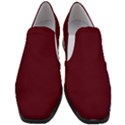 Burgundy Scarlet Women Slip On Heel Loafers View1