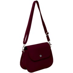 Burgundy Scarlet Saddle Handbag by BohoMe