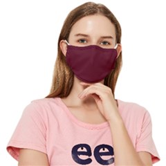 Burgundy Scarlet Fitted Cloth Face Mask (adult) by BohoMe