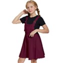 Burgundy Scarlet Kids  Apron Dress View2